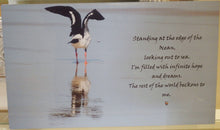Load image into Gallery viewer, Beach Wall Art Sea Bird Flight Edge of Ocean