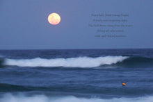 Load image into Gallery viewer, Home Decor Canvas Beach Art Full Moon Rising