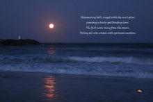 Load image into Gallery viewer, Home Decor Canvas Beach Art Full Moon Rising