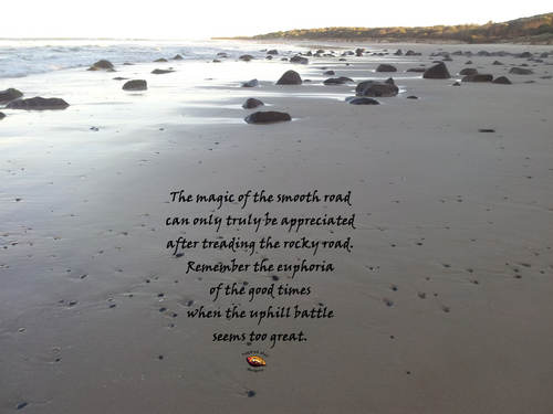 Home Decor Wall Art Beach Inspired Words Rocky Road